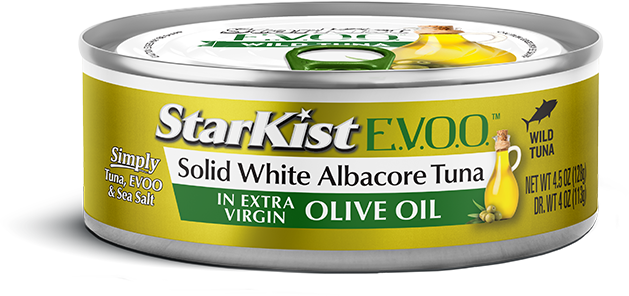 Lata de StarKist E.V.O.O. Solid White Albacore Tuna