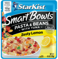 Zesty Lemon Pasta & Beans with Tuna
