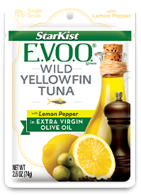 EVOO Wild Yellowfin Tuna with Lemon Pepper