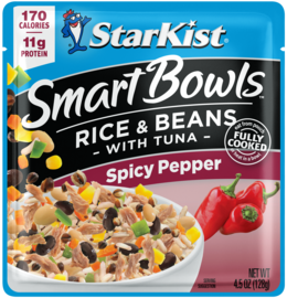 StarKist® Smart Bowls™ Spicy Pepper – Pouch de Rice & Beans with Tuna