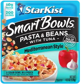 StarKist Smart Bowls estilo mediterráneo - Pasta & Beans with Tuna