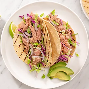 Tacos de atún estilo Baja