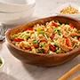 Ensalada de ramen con pollo teriyaki