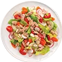 Ensalada de atún y vegetales