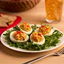 Huevos audaces endiablados con sriracha