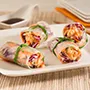 Rollos primavera de pollo teriyaki