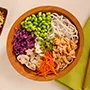 Sencillo Pad Thai de pollo teriyaki