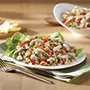 Arroz integral y ensalada de atún