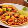 Mini tacos de atún a la BBQ coreana