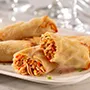 Rollos de huevo con atún, jengibre y ajonjolí
