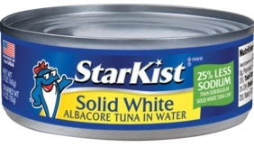 Solid White Albacore Tuna in Water 25% Less Sodium (lata)