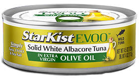 StarKist E.V.O.O.® Solid White Albacore Tuna in Extra Virgin Olive Oil (lata)