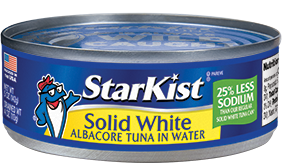 Solid White Albacore Tuna in Water 25% Less Sodium