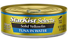 StarKist Selects® Solid Yellowfin Tuna in Water (lata)