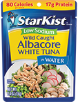 Albacore White Tuna in Water Low Sodium (pouch) 