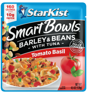 StarKist Smart Bowls® Tomato Basil – Pouch de Barley & Beans with Tuna