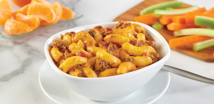 Macarrones con queso y carne Sloppy Joe